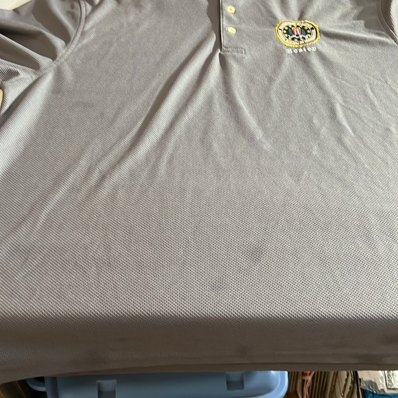 GEAR X-Large men’s grey FBI Boston polo shirt clumate control short sleeve - Picture 9 of 15
